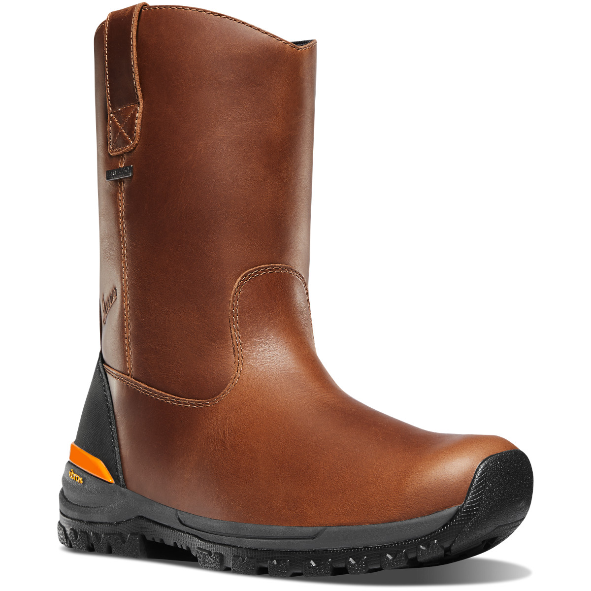 Danner Mens Stronghold Wellington Work Boots Brown - ISA167342